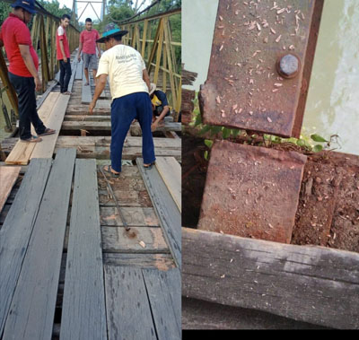 Pemkab Rohul Dinlai Acuh, Pemuda Luberti Turun tangan